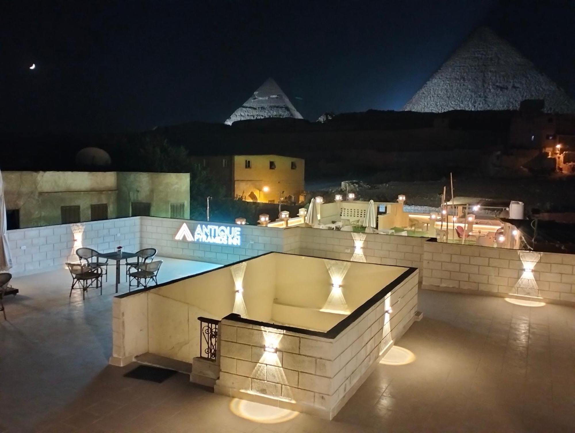 Antique Pyramids Inn Giza Exteriör bild